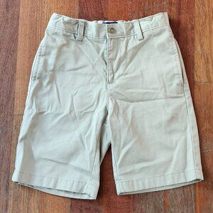 Land's End Boys Flat Front Chino Shorts Size 10